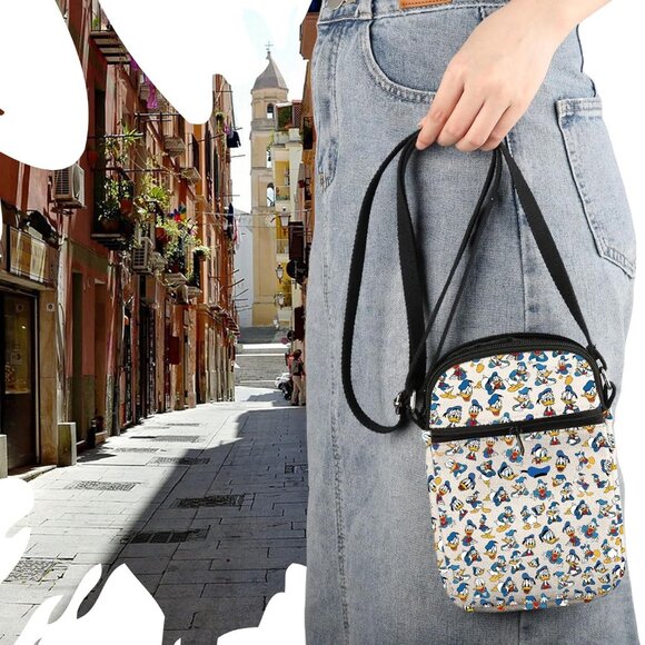 Stylish Duck Lover Gift - Waterproof Oh Pho-ey Canvas Bag with Adjustable Strap - Picture 6 of 7